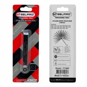 Selpro 20 Pcs Blades Metric Feeler Gauge
