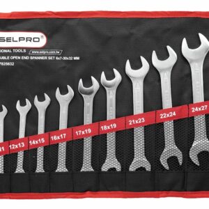 Selpro 12 Pcs Double Open Spanner Set.