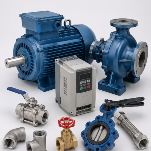 Induction Motor, Water Pump and Industrial Solution
