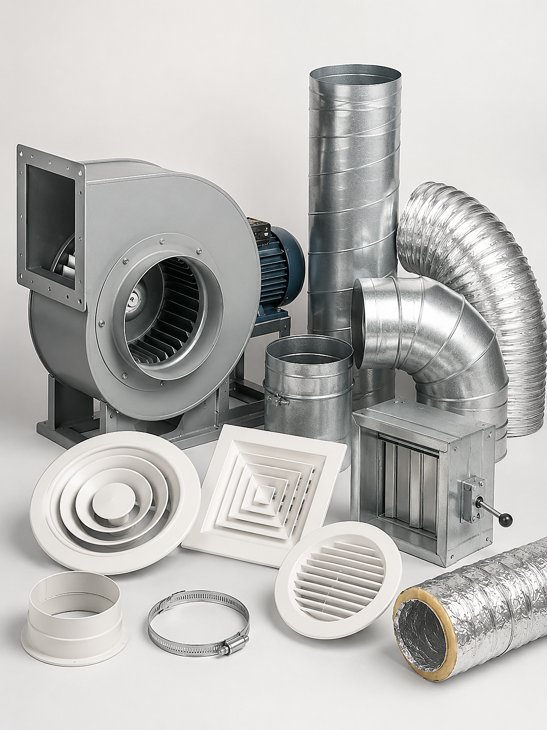 Centrifugal Blower Fan And Ducting Solution